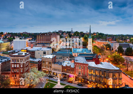 Macon, Georgia, USA Skyline Innenstadt. Stockfoto