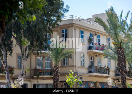 Old Commercial Center in Haifa, Israel Stockfoto