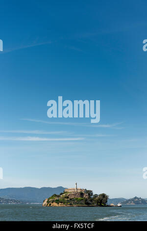 Alcatraz-Insel in der San Francisco Bay, Kalifornien, USA. Stockfoto