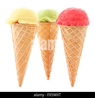 farbige Eis Stockfoto