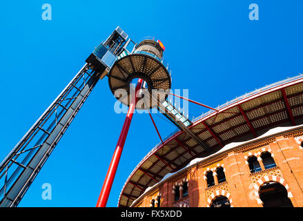 Arenas de Barcelona, alte Stierkampfarena Stockfoto