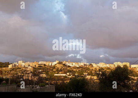 Cisternino, berühmte Dorf mit Blick auf Itria-Tal. Stockfoto