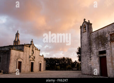 Kirche der Muttergottes von Hibernia in Cisternino (Apulien) Stockfoto