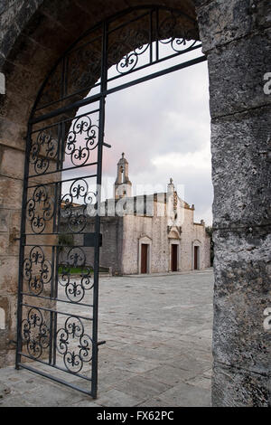 Kirche der Muttergottes von Hibernia in Cisternino (Apulien) Stockfoto