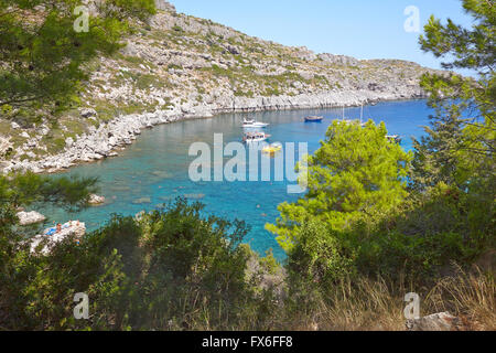 Fläche von Anthony Quinn Bay Stockfoto