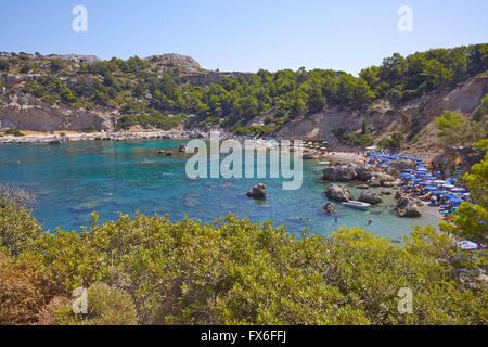 Fläche von Anthony Quinn Bay Stockfoto