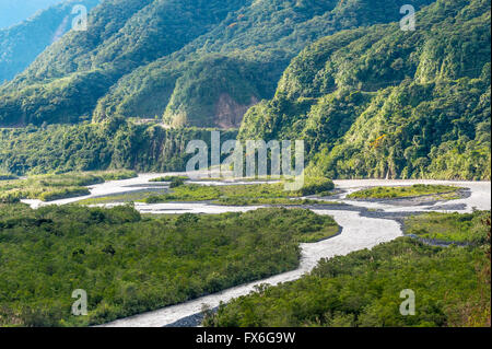 Anden, Amazon, Blick auf den tropischen Regenwald, Provinz Pastaza in Oriente von Ecuador Stockfoto