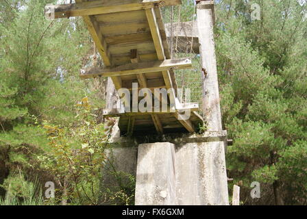 Alten Drehbrücke Stockfoto