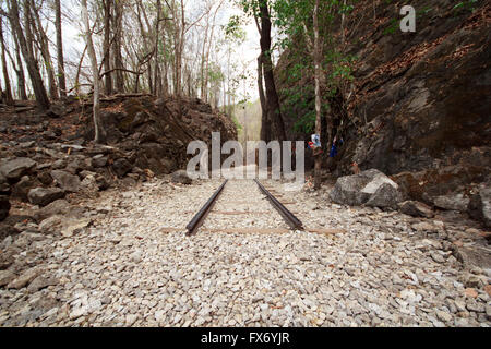 Hellfire Pass 2. Weltkrieg-Denkmal, Kanchanaburi, Thailand Stockfoto