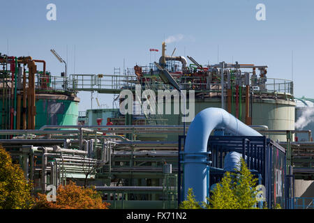 CHEMPARK, chemische Park, Bayer AG, Leverkusen, Nordrhein-Westfalen, Deutschland Stockfoto