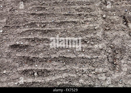 natürlichen Hintergrund - gepflügten Boden der Gemüsegarten Stockfoto