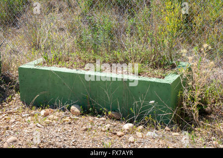 Ausstiegshilfen in eine High-Speed Railway in Provinz Leon, Spanien Stockfoto