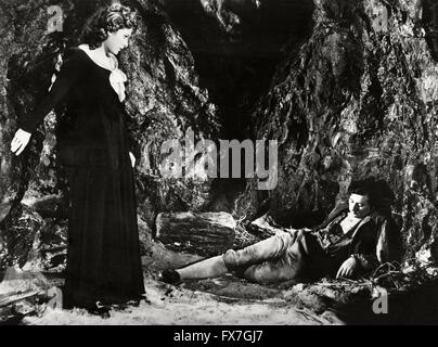 Jamaica Inn Jahr: 1939 UK Regie: Alfred Hitchcock Maureen O'Hara, Robert Newton Stockfoto