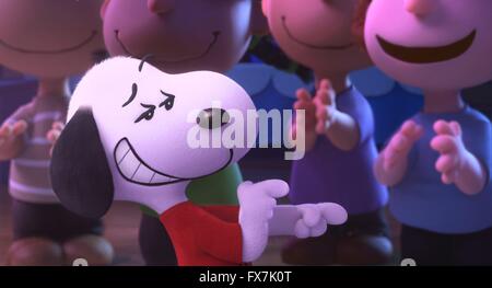 Die Erdnüsse Film Jahr: 2015-USA Regie: Steve Martino Animation Stockfoto