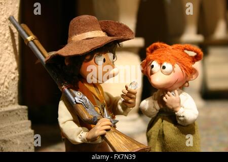 De Tre Musketerer die drei Musketiere-Jahr: 2005 Lituania / Dänemark Regie: Janis Cimermanis Animation Stockfoto