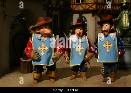 De Tre Musketerer die drei Musketiere-Jahr: 2005 Lituania / Dänemark Regie: Janis Cimermanis Animation Stockfoto