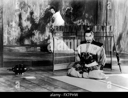 Kumonosu-Jo-Thron von Blut Jahr: 1957 Japan Regie: Akira Kurosawa-Toshiro Mifune, Isuzu Yamada Stockfoto