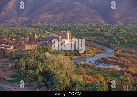 Marokko, Ait Hamou Ou Said Kasbah Draa Stockfoto