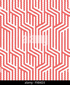 Nahtloser Vektor geometrische Muster. Sich wiederholende geometrische Texturmuster. Vektor-Illustration. Stock Vektor