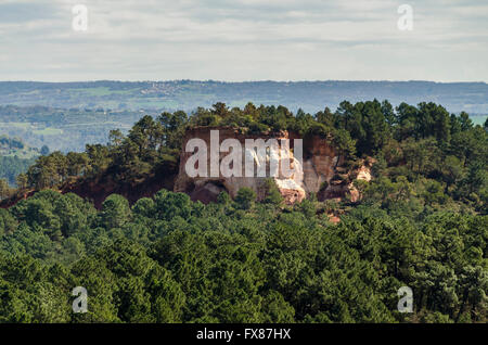 ROUSSILLON, VAUCLUSE 84 FRANKREICH Stockfoto