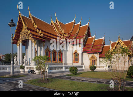 Wat Benchamabophit Marmor Tempel Bangkok Thailand Stockfoto