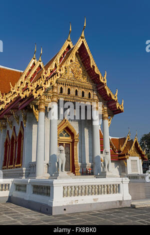 Wat Benchamabophit Marmor Tempel Bangkok Thailand Stockfoto