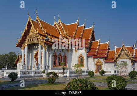 Wat Benchamabophit Marmor Tempel Bangkok Thailand Stockfoto