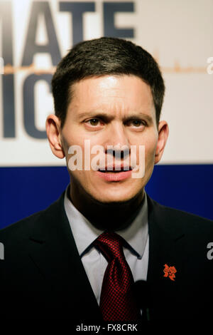 David Miliband, Briten ArbeitsPartei Politiker am Labour-Parteitag im Jahr 2010 Stockfoto