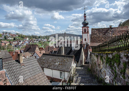 Deutschland-Bayern Rothenfels, Unterfranken, Franken, Main-Spessart, Mainfranken Stockfoto