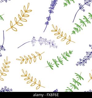 Lavendel nahtlose Muster Stock Vektor