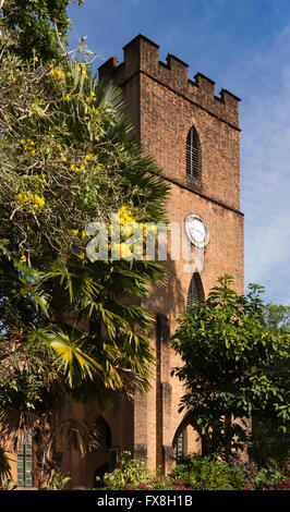 Sri Lanka, Kandy, Devale Bereich, Deva Vidiya, Str. Pauls anglikanische Kirchturm Stockfoto