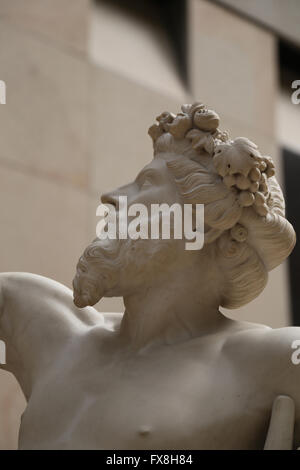 Anacreon (582-485). Griechische Lyriker. Statue, 1851 von Eugene Guillaume (1822-1905). Musée d ' Orsay. Paris. Frankreich. Stockfoto