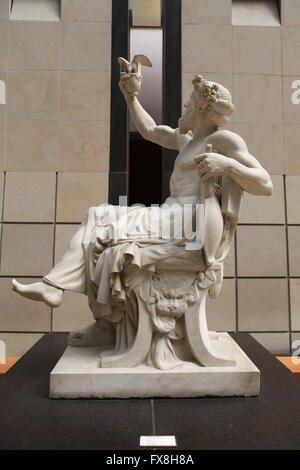 Anacreon (582-485). Griechische Lyriker. Statue, 1851 von Eugene Guillaume (1822-1905). Musée d ' Orsay. Paris. Frankreich. Stockfoto