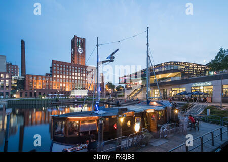 Hafen Sie Tempelhof, Ullsteinhaus Berlin, das ehemalige Hauptquartier der Ullstein Verlag Haus, Expressionismus, Büros Stockfoto