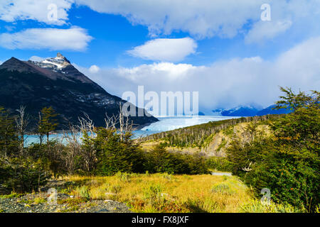 Perito Moreno Gletscher in Los Tundrazone Nationalpark, Argentinien Stockfoto