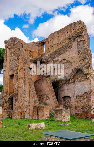 Domus Augustana (Haus des Augustus) Ruinen, Palatin, Rom Stockfoto