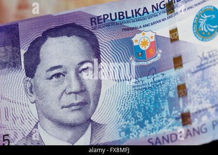 Geld von den Philippinen. Stockfoto