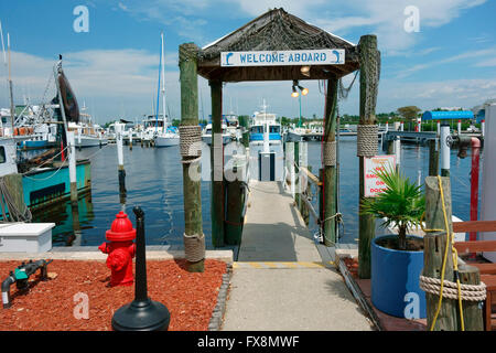 Fischerdorf, Punta Gorda, Florida, USA Stockfoto