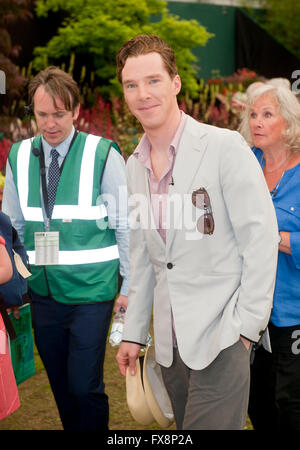 Benedict Cumberbatch bei der VIP-Vorschau-Tag von der Chelsea Flower Show in The Royal Hospital Chelsea Stockfoto