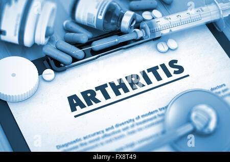 Arthritis. Medizinisches Konzept. Stockfoto