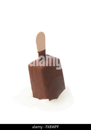 Schoko Vanille-Eis-bar Stockfoto