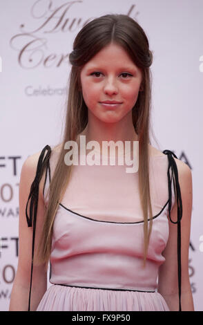 Schauspielerin Mia Goth bei IFTA Film & Drama Awards (dem irischen Film & Fernsehakademie) im Mansion House in Dublin, Irland, Stockfoto