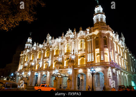 Gran Teatro De La Habana-Havanna-Kuba Stockfoto