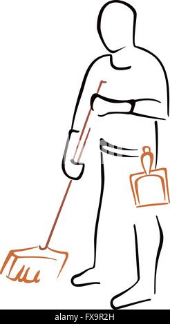 Reinigung symbol Stock Vektor