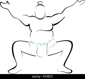 Sumo-ringer Stock Vektor