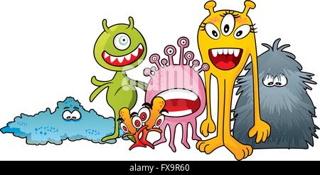 Monster-Zeichen Stock Vektor