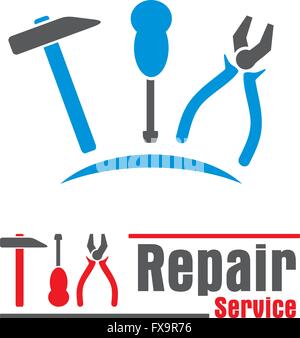Mechanische Werkzeuge Stock Vektor