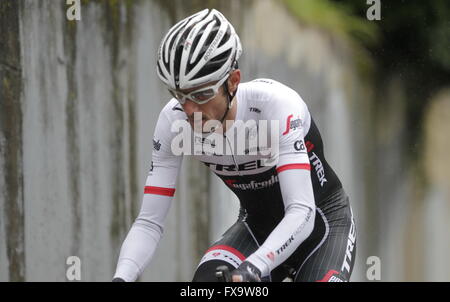 Eibar, Spanien, 9. April 2016 Franck Schelck während das Zeitfahren gegen Eibar - Eibar der Baskenland-Rundfahrt Stockfoto