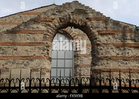 Frankreich. Paris. Ruinen der Gallo-römischen Bäder. 1. bis 3. Jahrhundert n. Chr.. Cluny-Museum. Stockfoto