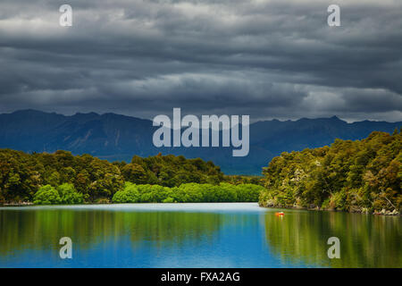 Manapouri See, Südinsel, Fiordland, Neuseeland Stockfoto